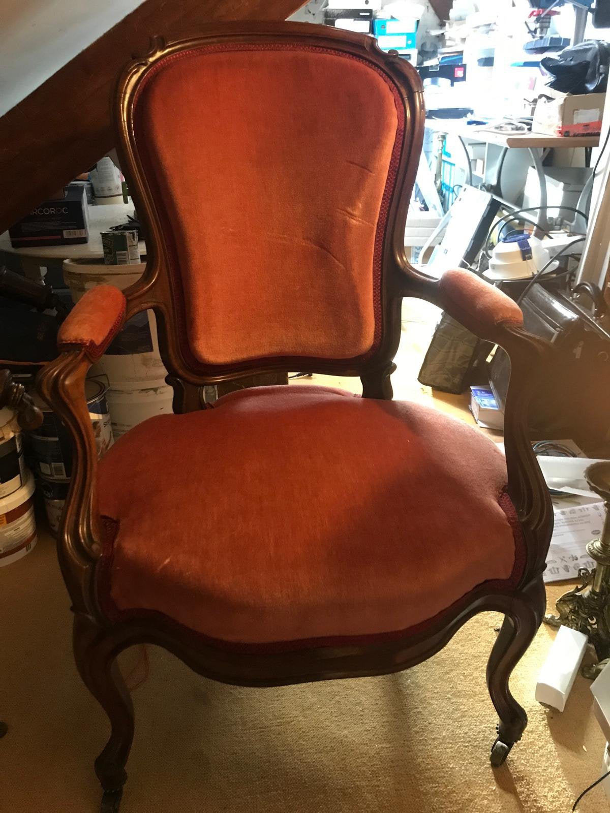 Antieke stoel, Antiek en Kunst, Antiek | Meubels | Stoelen en Banken, Ophalen