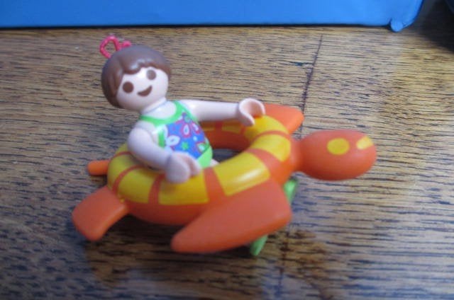 vakantie camping 4860 meisje + schildpad zwemband 100%, Complete set, Ophalen of Verzenden, Figuren, Summer fun