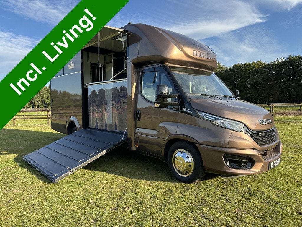 Iveco Daily 2-paards paardenvrachtwagen LIVING 3.0l 180PK Au, Dieren en Toebehoren, Gebruikt, Info@hulshof-trading.nl, Overige typen