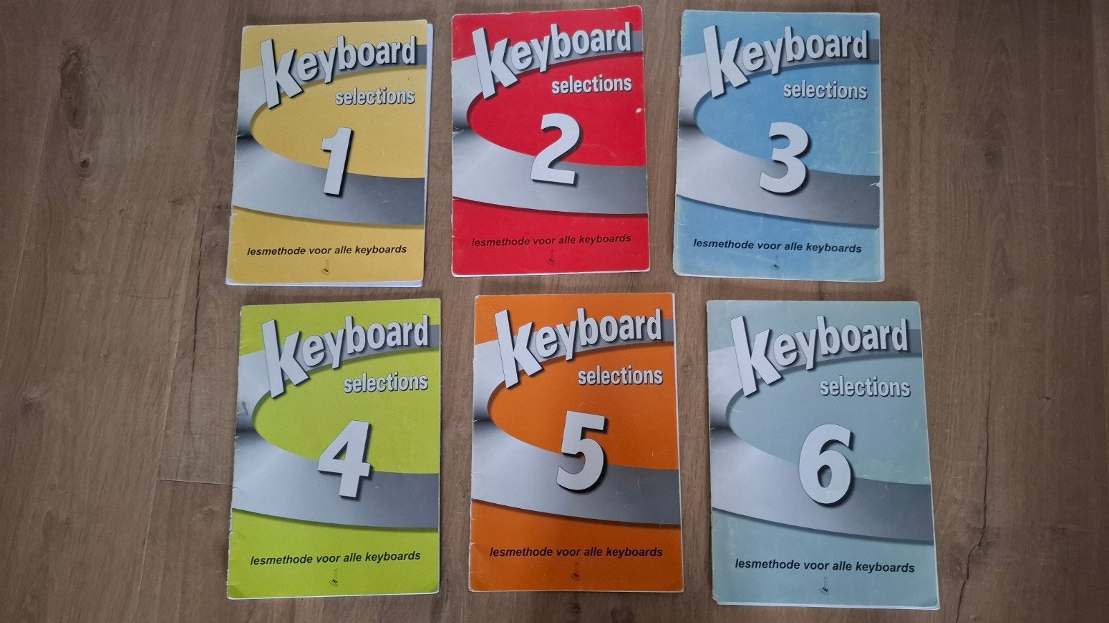 Keyboard Selections lesmethode voor keyboards (deel 1-6, Ophalen of Verzenden