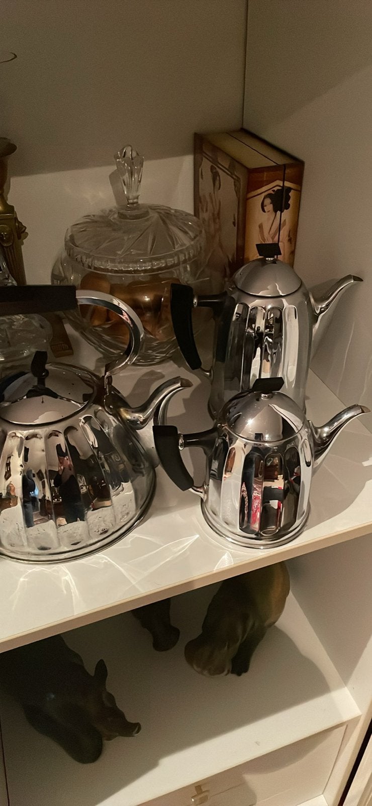 Demeyere Art Deco Ketelset, Antiek en Kunst, Ophalen of Verzenden