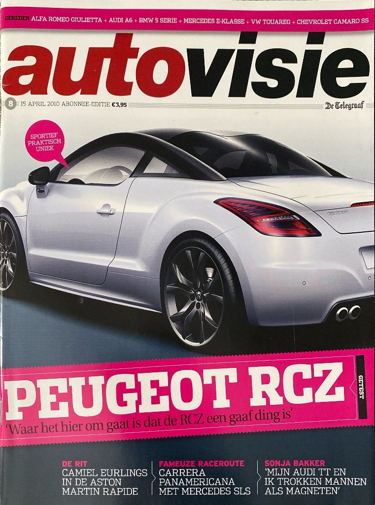 Autovisie Magazine 15 April 2010 - Peugeot RCZ, Gelezen, Diverse, Ophalen of Verzenden, Peugeot