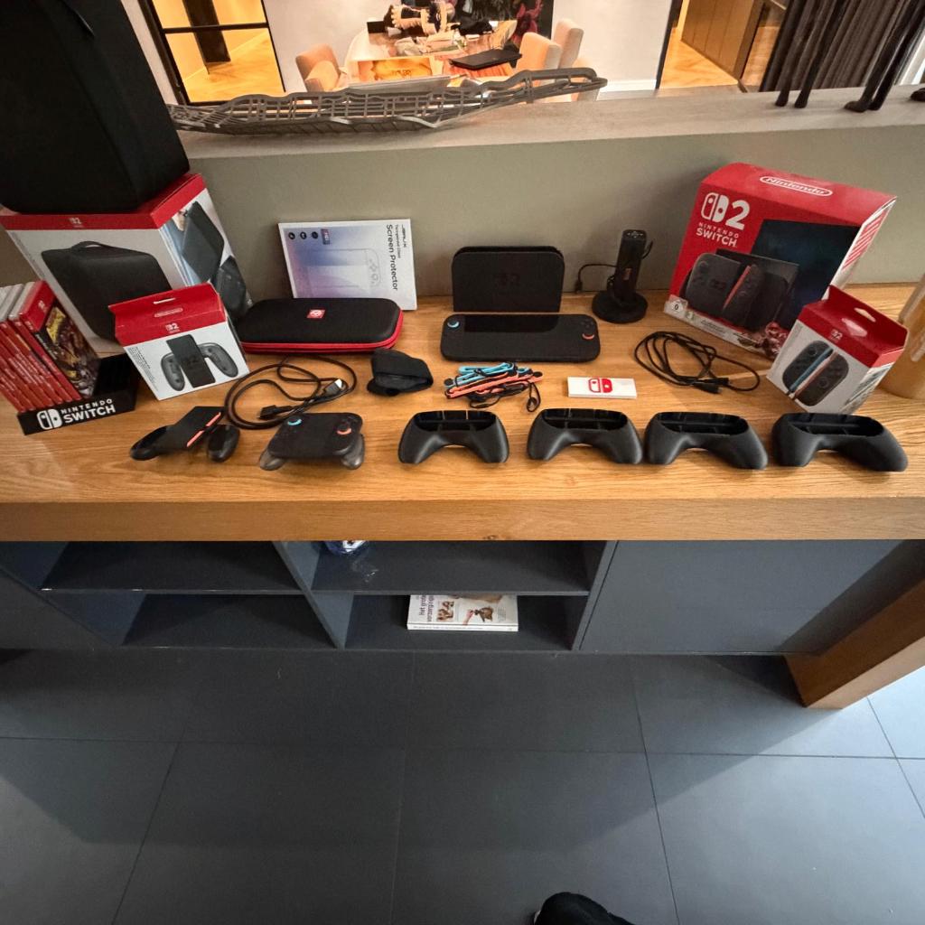 Nintendo switch 2 + 7 Games en accessoires, Spelcomputers en Games, Games | Nintendo Switch, Overige genres, Ophalen of Verzenden