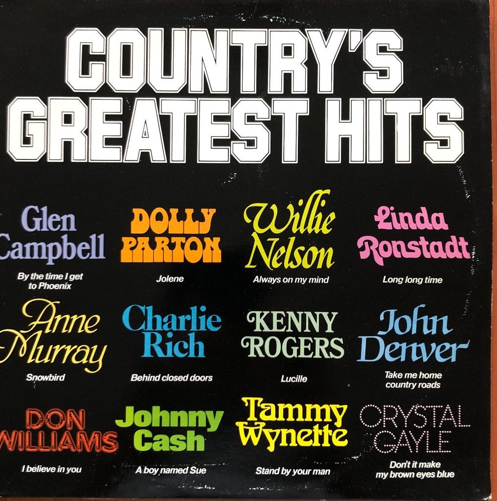 COUNTRY'S GREATEST HITS 2 LP: O.A. DOLLY PARTON-JOHNNY CASH, Ophalen of Verzenden, Gebruikt, 12 inch