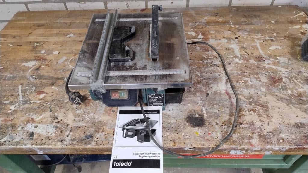 Toledo Tegelzaagmachine TEZ-600, Ophalen, Gebruikt, Overige typen, 600 tot 1200 watt