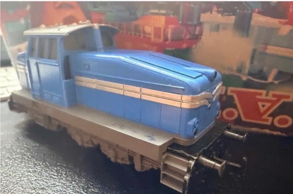 Marklin 3080 DHG 500 digitaal blauw, Hobby en Vrije tijd, Modeltreinen | H0, Ophalen, Wisselstroom, Gebruikt, Locomotief