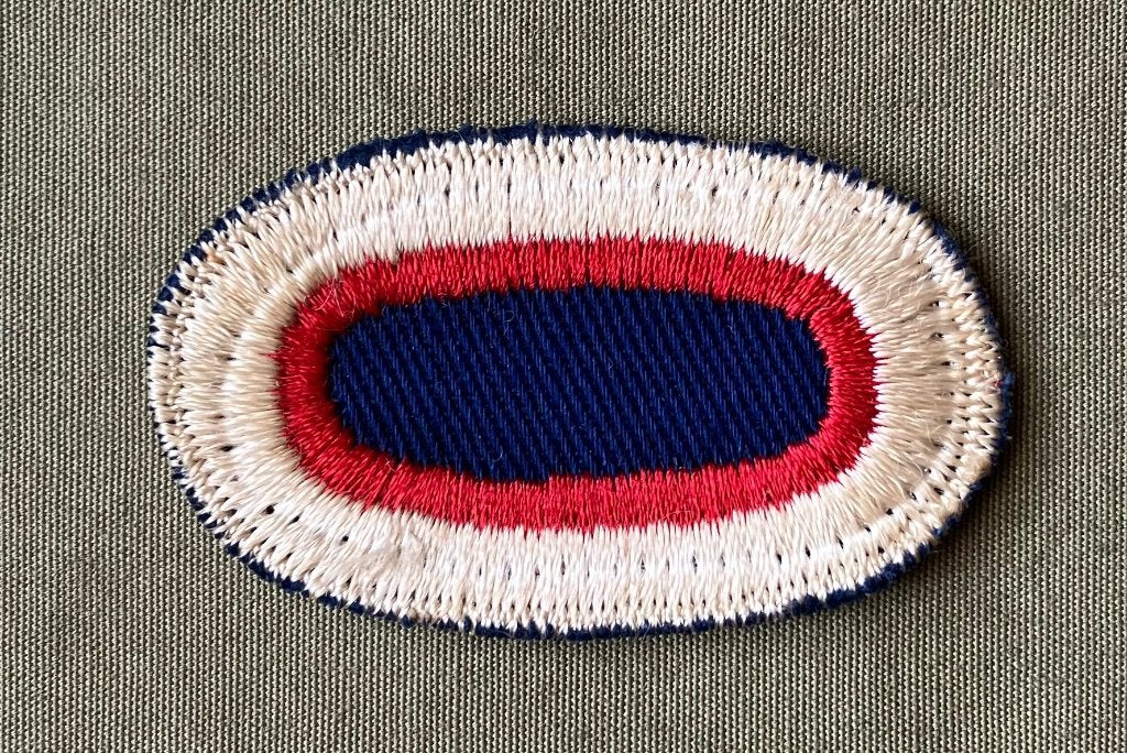 US WW2 Jump Wing Oval - Airborne Command, Verzamelen, Militaria | Tweede Wereldoorlog, Ophalen of Verzenden, Landmacht, Amerika