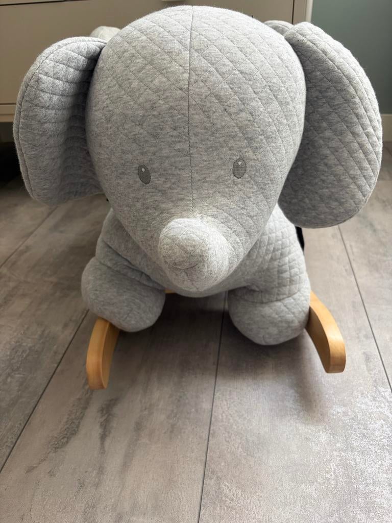 Nattou Olifant Schommelstoel - Zo goed als nieuw, Ophalen, Zo goed als nieuw