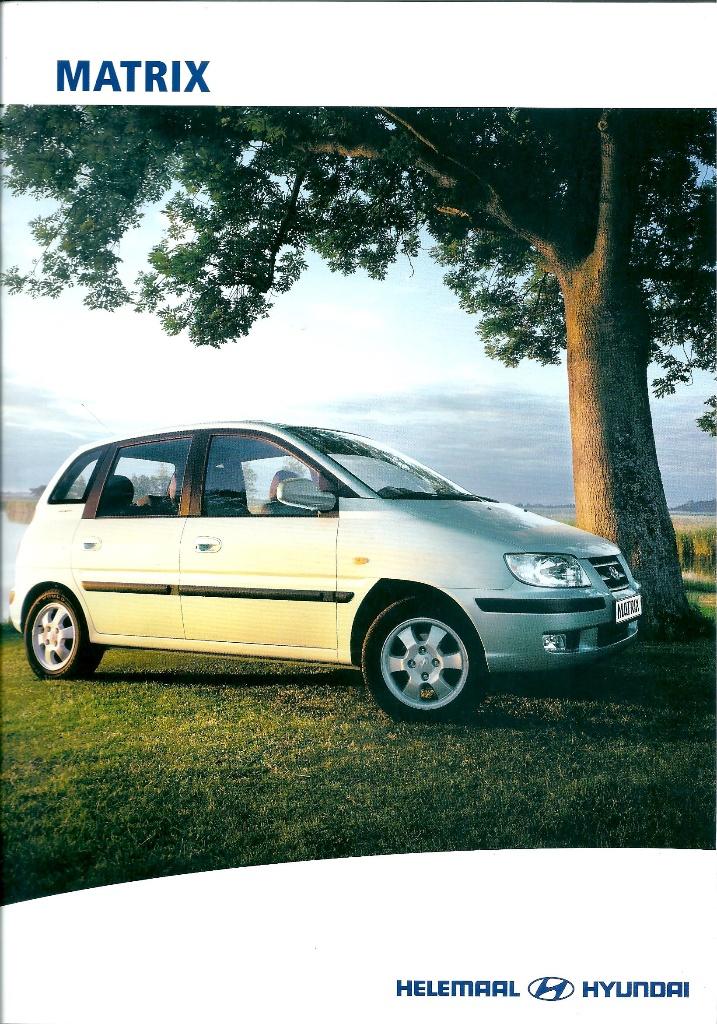 Folder Hyundai Matrix 2005, Ophalen of Verzenden, Gelezen, Overige merken