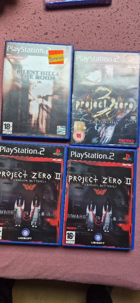 Project zero 2, 3 en silent hill 4 the room ps2, Avontuur en Actie, Vanaf 18 jaar, 1 speler, Ophalen of Verzenden