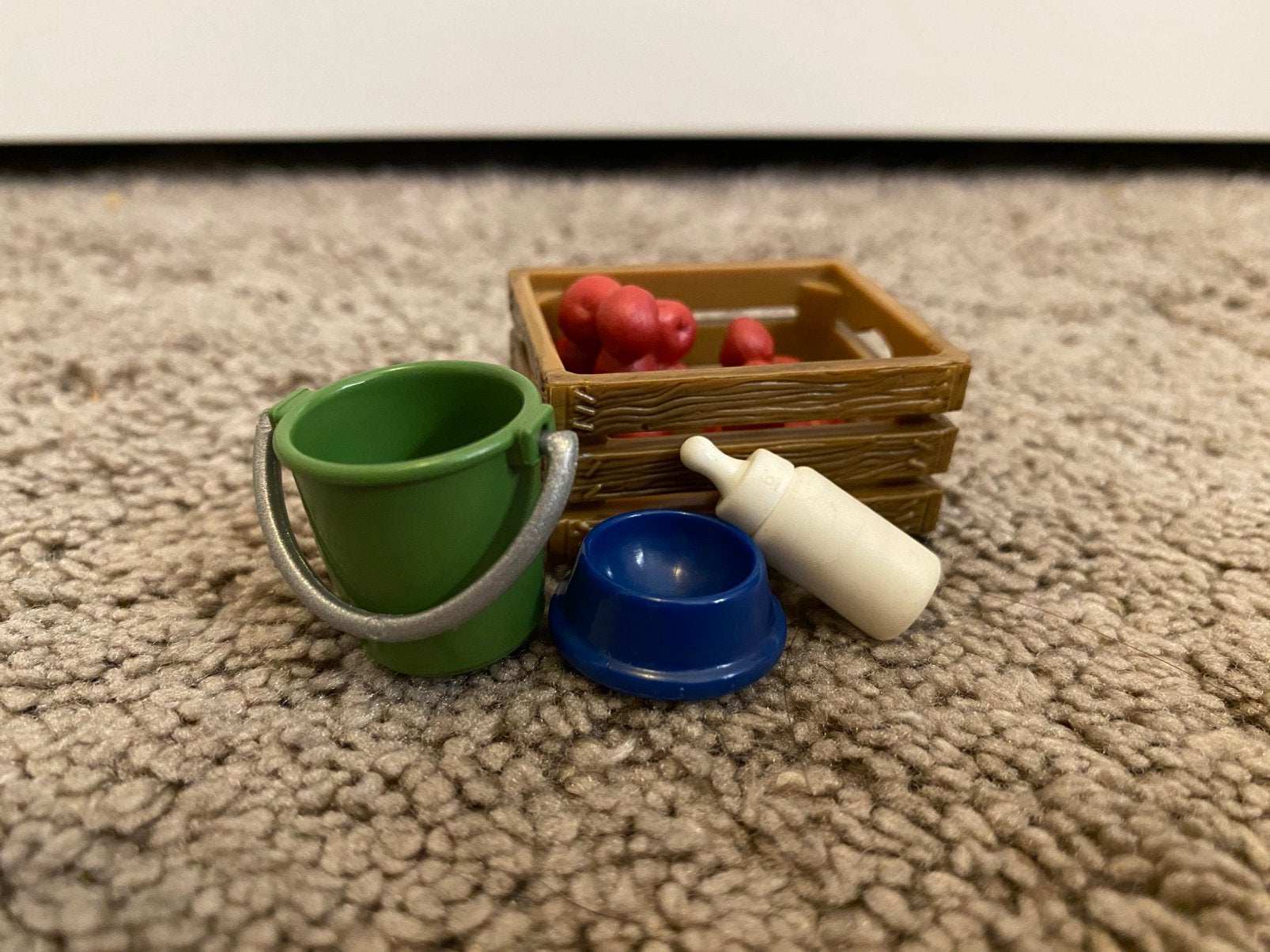 Schleich eet setje, Ophalen of Verzenden, Gebruikt