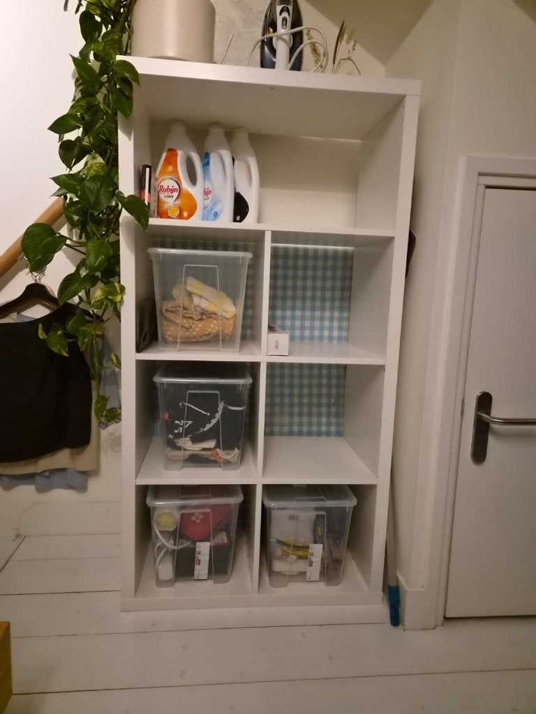 Ikea kallaxkast, Ophalen, Gebruikt