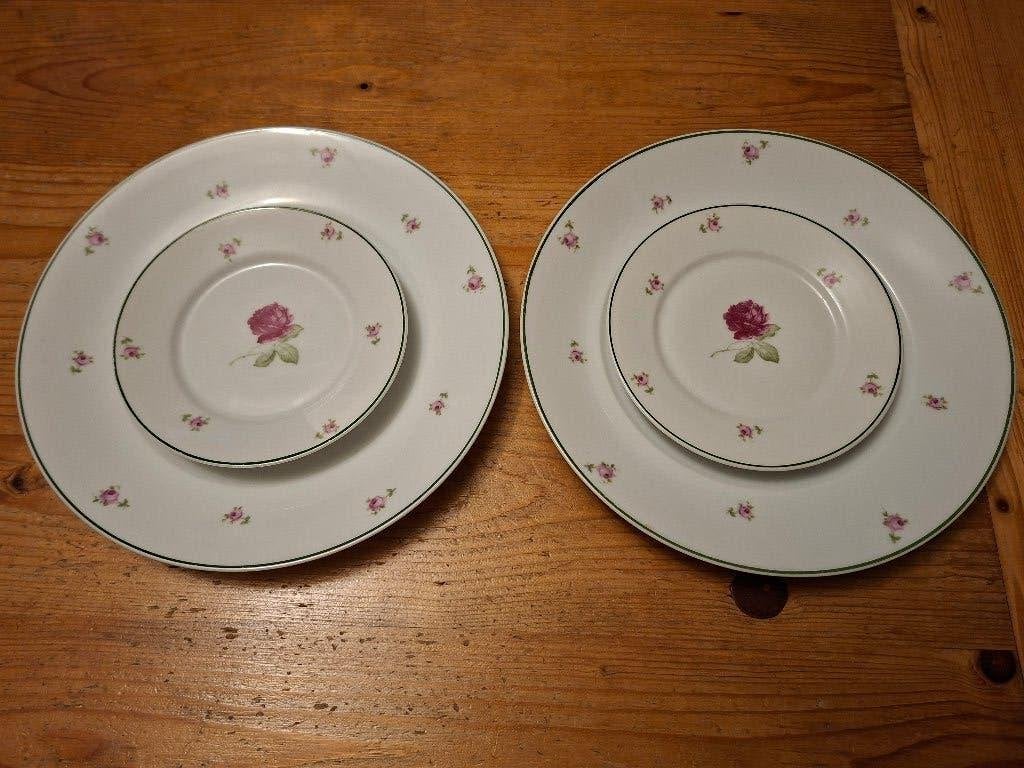 Rosenthal dinerbord 2 st. + gebaksbordje 2 st., Ophalen