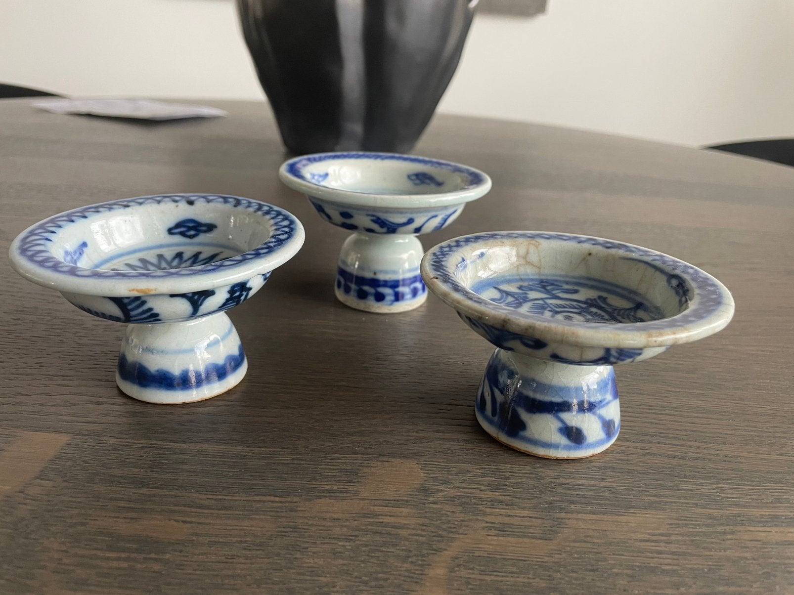 Antiek Chinees tazza, Ophalen of Verzenden