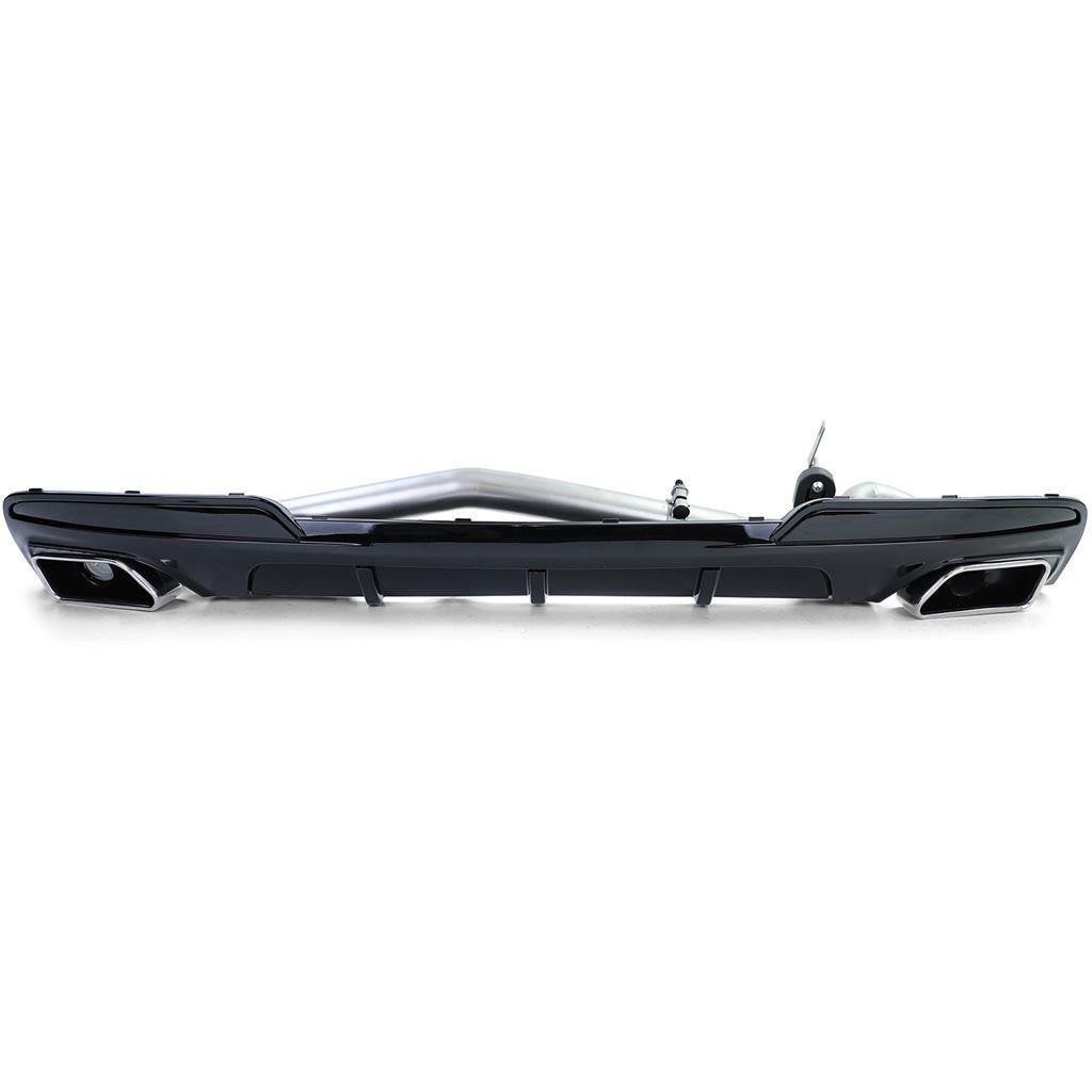 V8 Uitlaat Look Ombouw Set + Diffuser Glans Zwart Voor Bmw 5, Verzenden, Automotive Parts, A.parts@hotmail.nl, Trasmolenlaan 12 3447 GZ Woerden