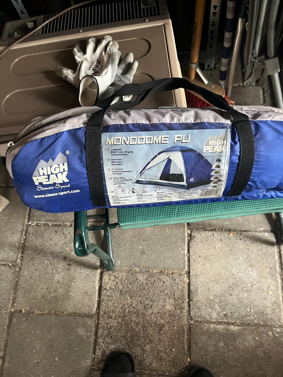 2x High Peak Monodome PU tenten - Ideaal voor festivals/camp, Ophalen, Gebruikt, Tot en met 2