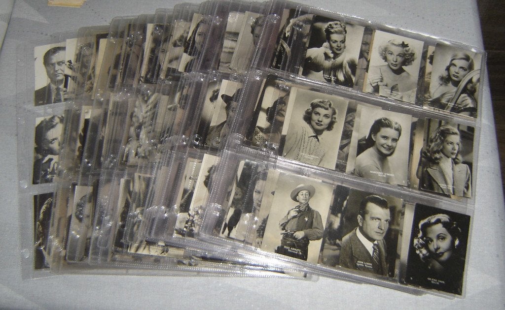 Plaatjes Filmsterren STAR GUM WORKS Volledige set 330st, Verzenden, Gebruikt, Meerdere plaatjes