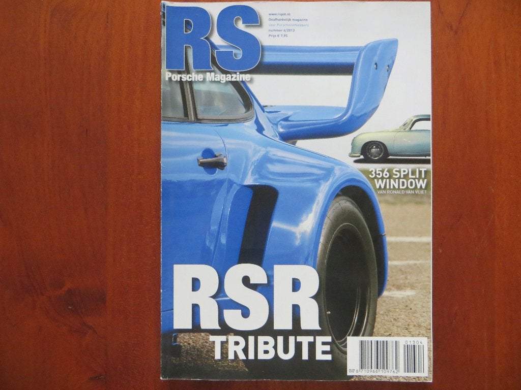 RS Porsche Magazine 4 2013 356 Split window, RSR-Tribute, Ophalen of Verzenden, Zo goed als nieuw, Porsche