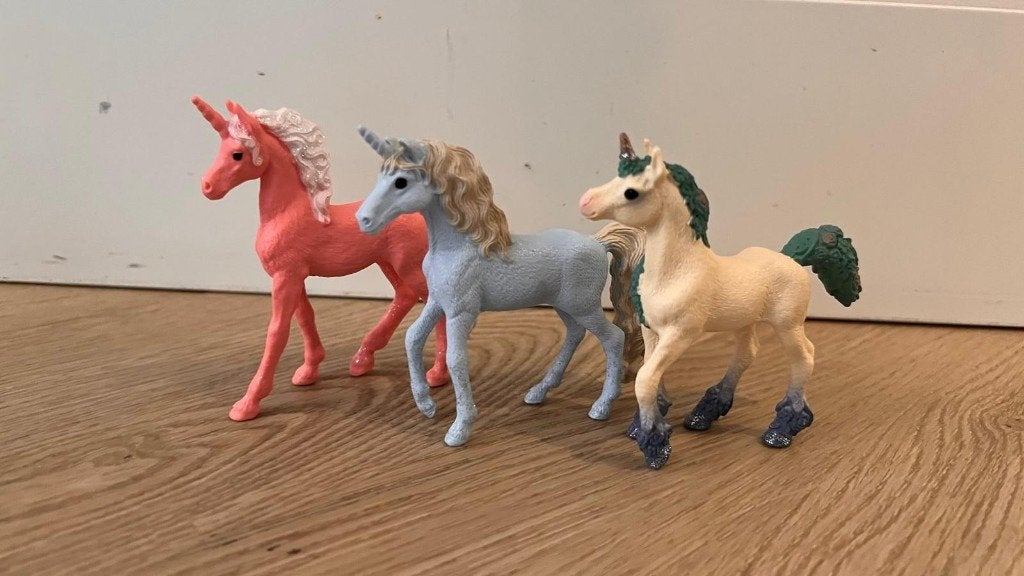 schleich paarden 3 stuks, Ophalen of Verzenden, Zo goed als nieuw