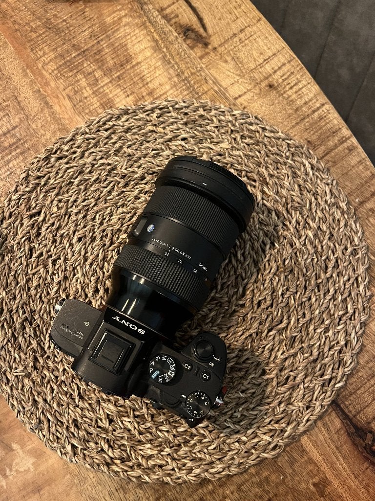Sony A7 III + Sigma 24-70mm F2.8 DG DN Art, Ophalen, Standaardlens