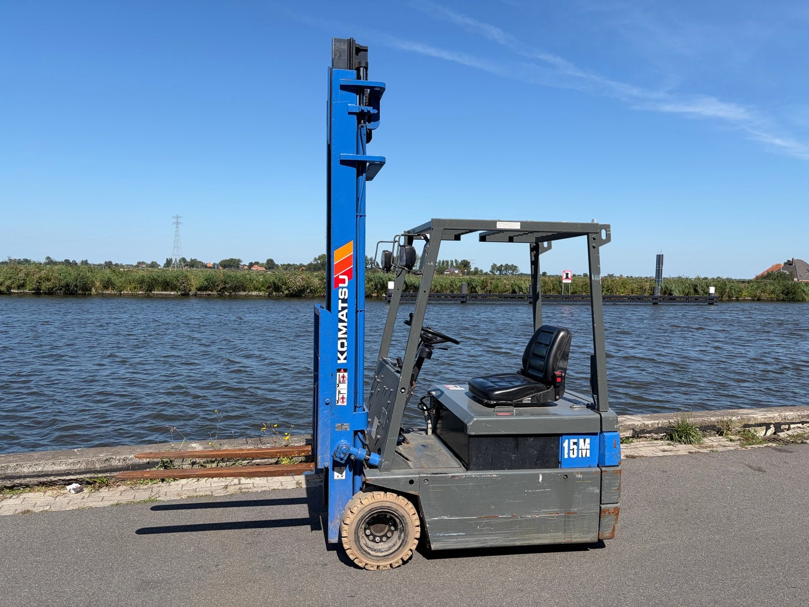 Komatsu FB15M-2 Elektrische Heftruck - 1500kg hefvermogen, 1000 tot 2000 kg, Ophalen of Verzenden, Elektrisch, Heftruck