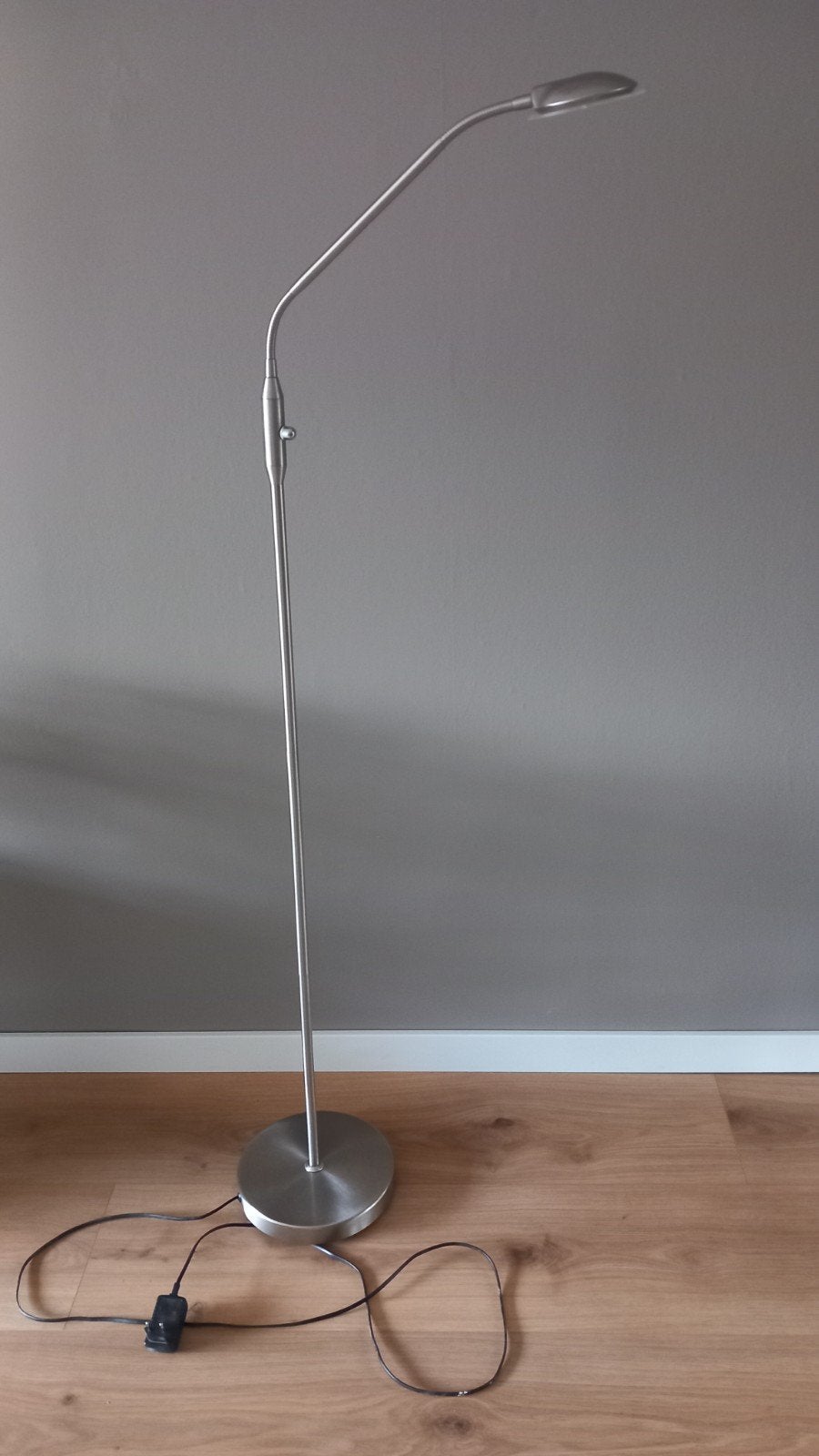 Sttaande dimbare leeslamp met flexibele arm, Ophalen, Overige fittingen, Modern, 150 tot 200 cm
