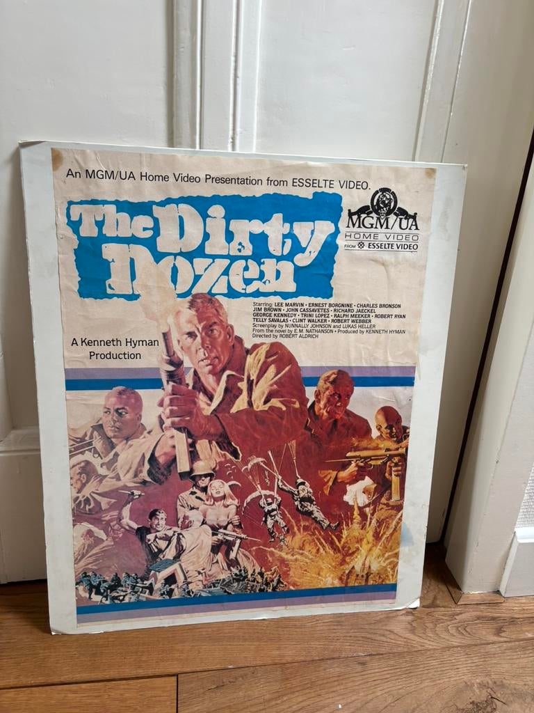 Originele film poster dirty dozen, Ophalen of Verzenden, Zo goed als nieuw, Poster