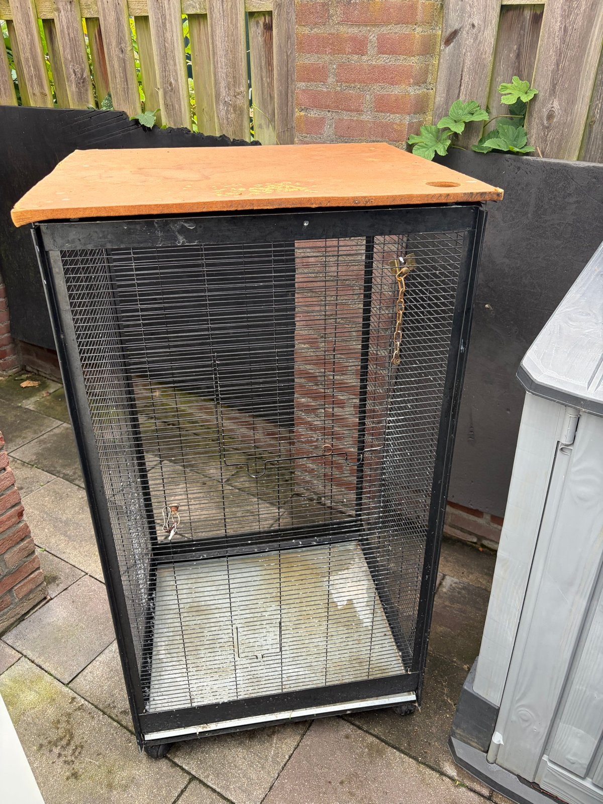 Vogel kooi, Dieren en Toebehoren, Vogels | Hokken en Kooien, Ophalen of Verzenden, Zo goed als nieuw, Metaal, Vogelkooi