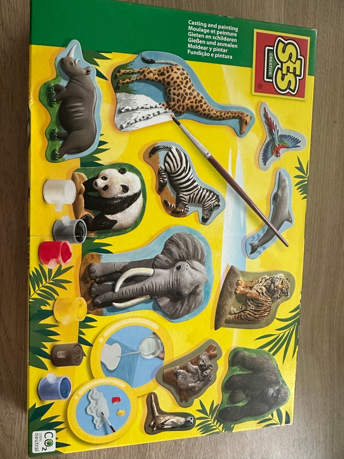 SES Creative Gieten en Schilderen Dieren Knutselset, Ophalen, Dieren, Meerkleurig, Zo goed als nieuw