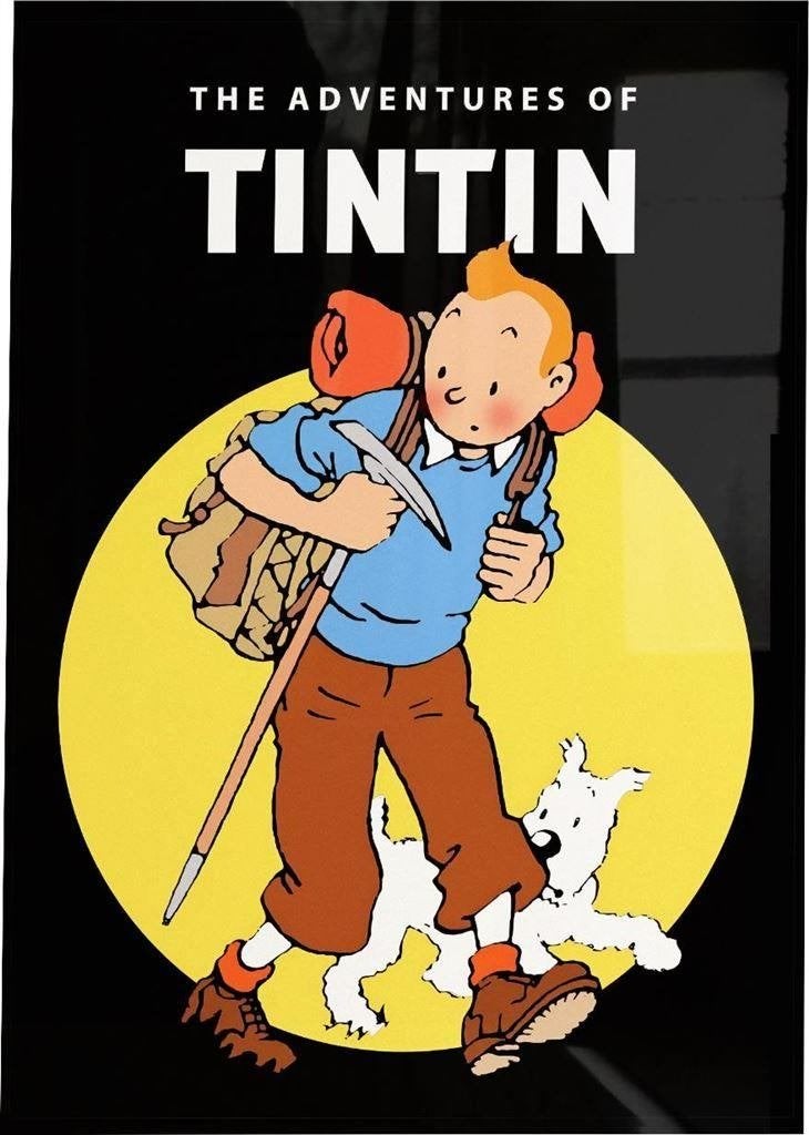 50x70 cm Poster The Adventures of Tintin | Kuifje, Verzenden