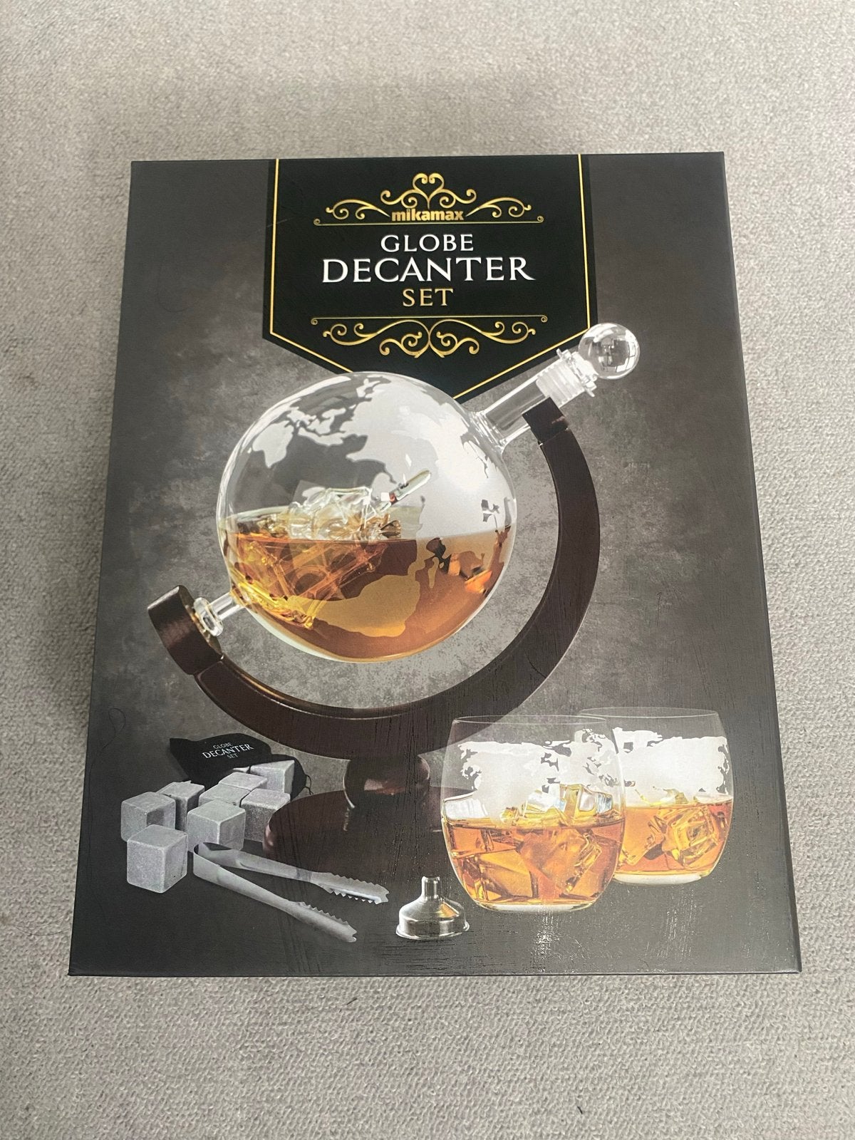 Globe Decanter Set, Ophalen, Nieuw