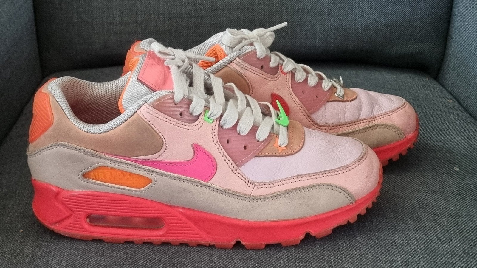 Nike Air Max 90 Roze Sneakers - Maat 38, Overige kleuren, Sportschoenen, Ophalen of Verzenden, Gedragen