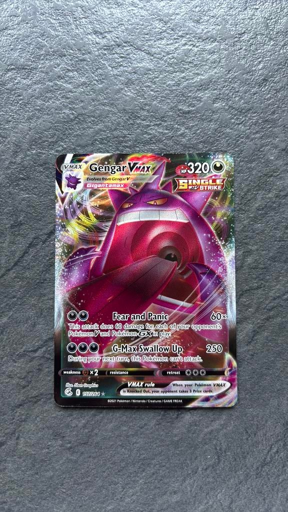Gengar Vmax, Ophalen of Verzenden, Zo goed als nieuw