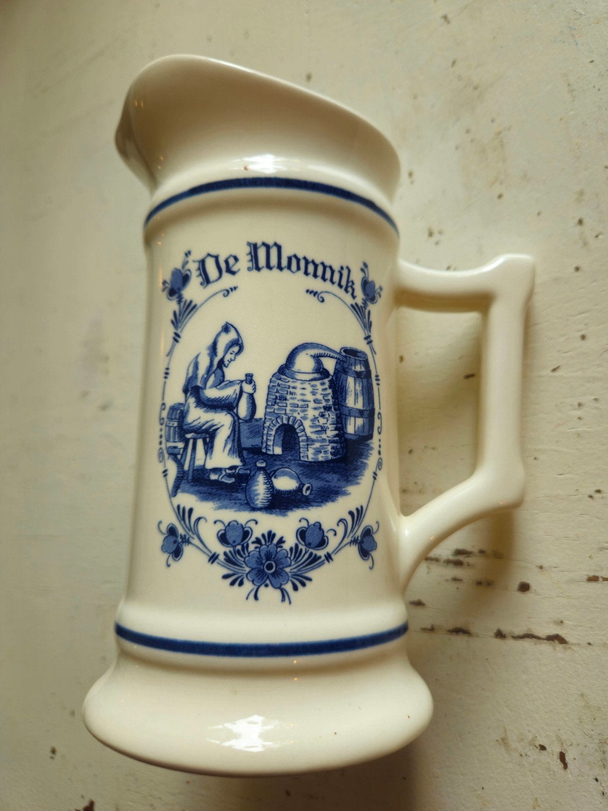 Royal Goedewaagen Blauw Delfts Holland Kruik 'De Monnik', Ophalen of Verzenden