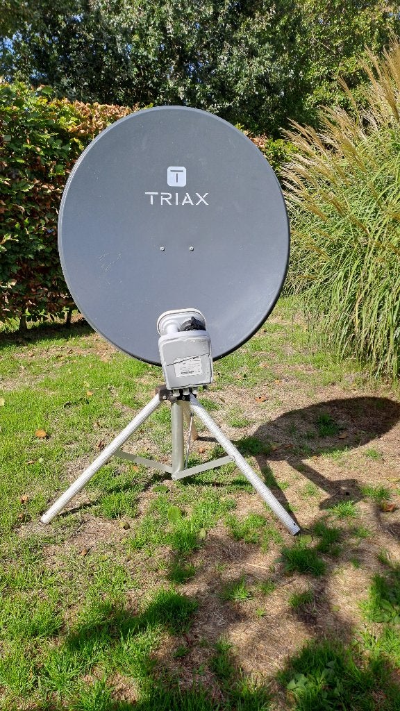 Complete Canal Digitaal Recreactieset M7-MZ-101 met statief, Audio, Tv en Foto, Ophalen, Gebruikt, (Schotel)antenne-accessoires