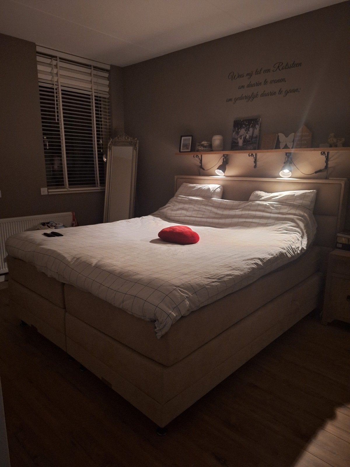 Luxe elektrische boxspring incl. dikke koudschuim topper., Gebruikt, Beige, Tweepersoons, Ophalen of Verzenden