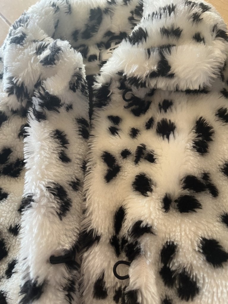 VINTAGE Young Tanya maat 40 Y2K fluffy jas 101 Dalmatiërs, Maat 38/40 (M), Verzenden, Wit, Young Tanya