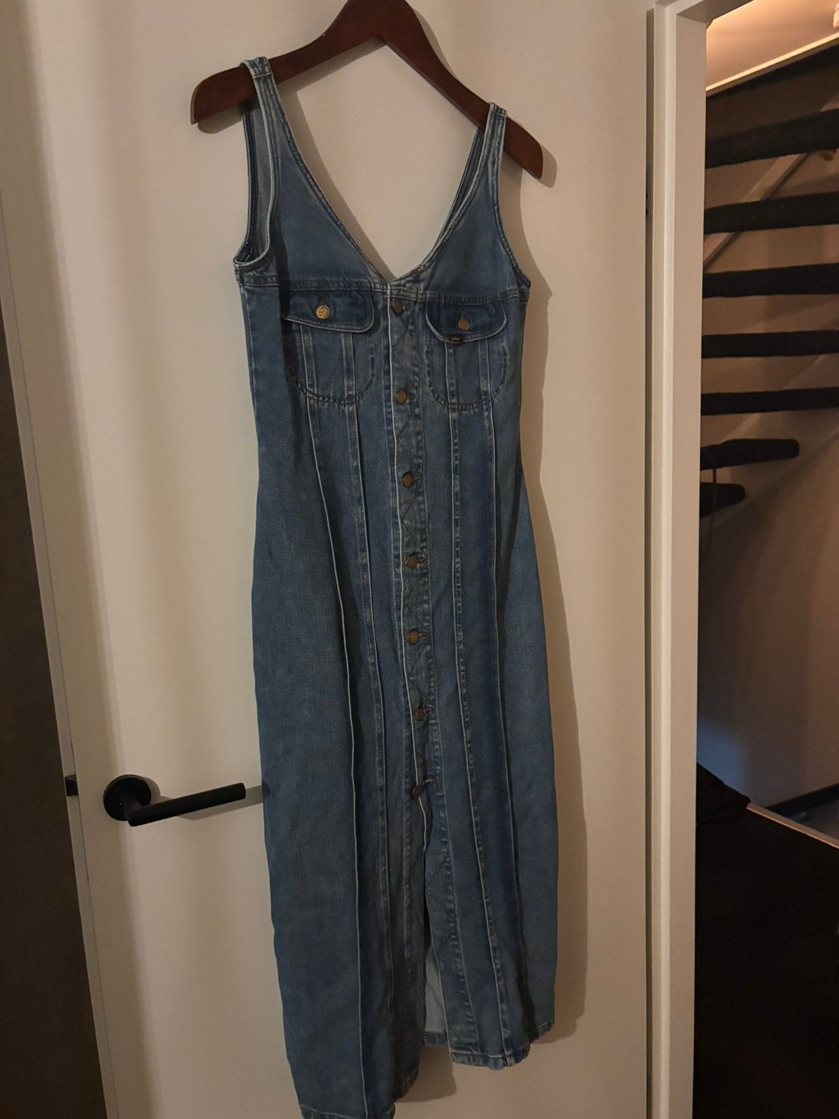 Lois spijkerjurk maat XS als nieuw, Galajurk, Blauw, Ophalen of Verzenden, Zo goed als nieuw