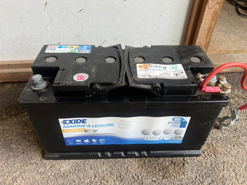 Exide Marine & Leisure Gel Accu ES900 80ah Camper, Ophalen