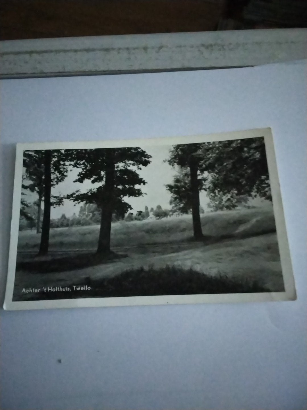 Oude ansichtkaart 'Achter 't Holthuis, Twello' uit 1964, Ophalen of Verzenden, 1960 tot 1980, Gelopen, Gelderland