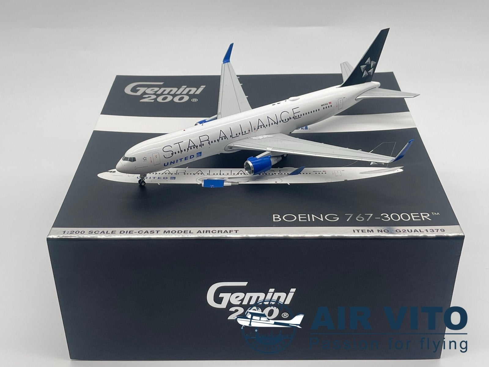 Schaalmodel Boeing 767-300ER United Airlines Star Alliance, Verzamelen, Schaalmodel, ,, Nieuw, Ophalen of Verzenden
