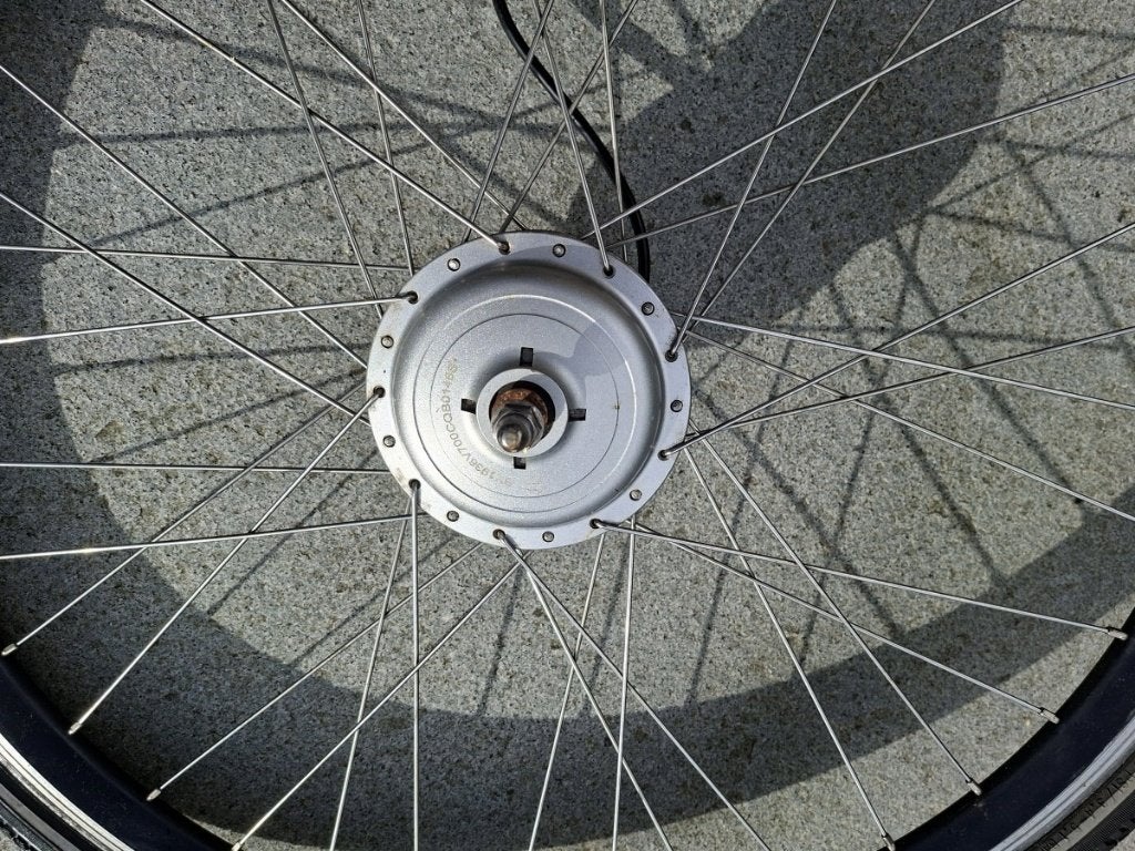 E-bike voorwiel 28 inch Shengyi naafmotor 36V van Popal, Ophalen, Gebruikt, Overige merken