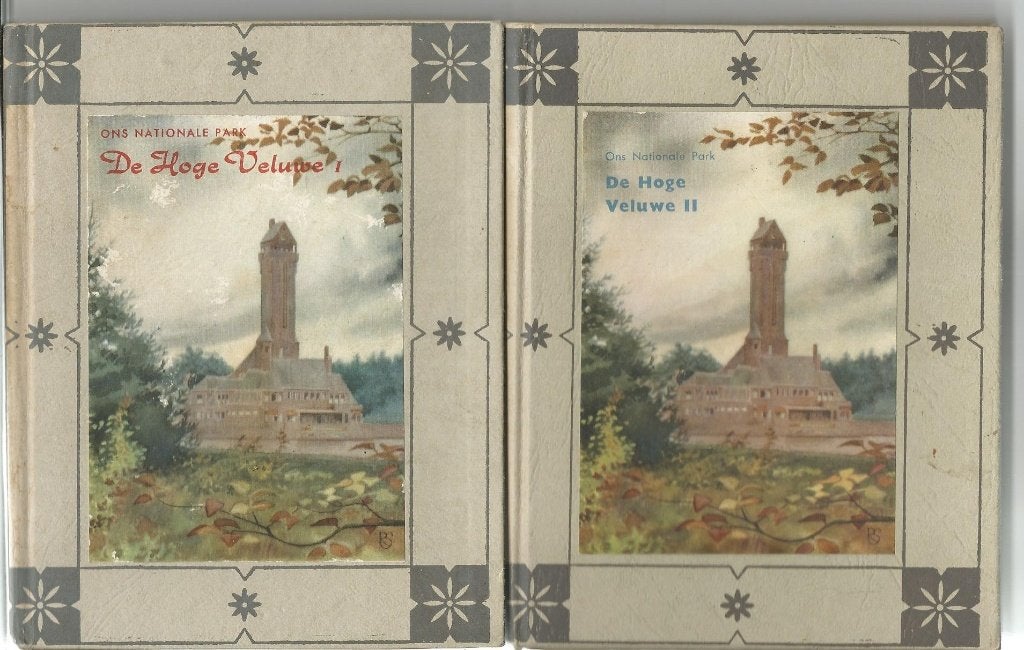 2 plaatjesalbums  Hoge Veluwe van Hille  5  euro compleet, Ophalen of Verzenden, Gelezen, Hille, Plaatjesalbum