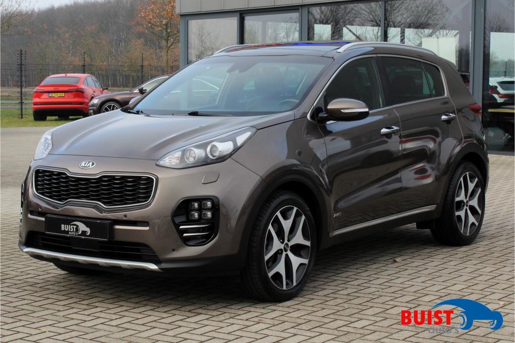 Kia Sportage 1.6 T-GDI 4WD GT-Line PlusLine BOMVOL! 92662KM!, Auto's, Kia, Bedrijf, Te koop, Sportage, 4x4, ABS, Achteruitrijcamera
