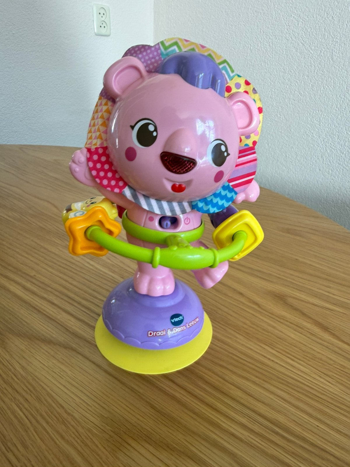 Vtech Dans en zing leeuw roze, Ophalen of Verzenden, Zo goed als nieuw, 6 maanden tot 2 jaar