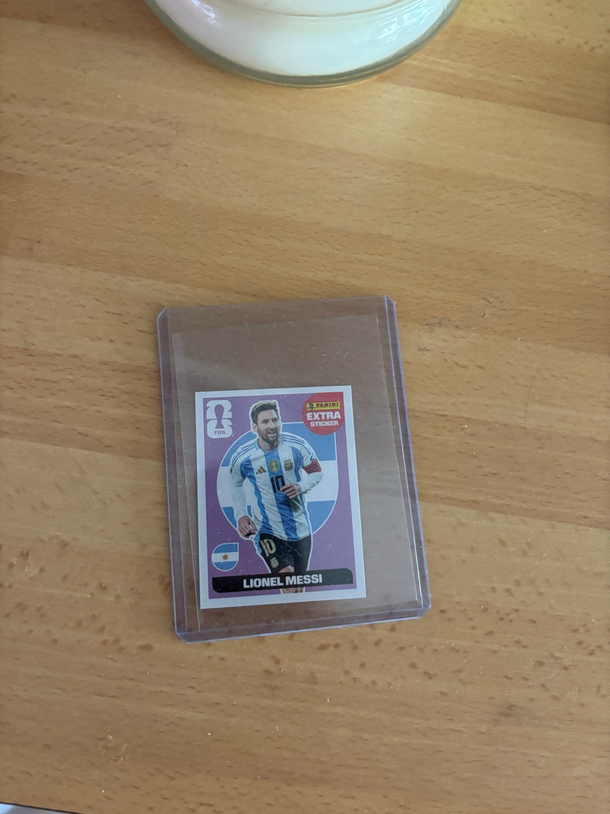 Panini Extra Sticker Messi, Ophalen of Verzenden, Zo goed als nieuw, Sport
