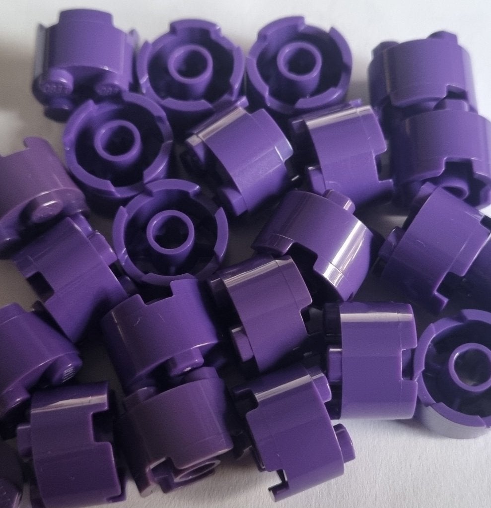 Lego 2x2 round brick, Purple (per 25), Ophalen of Verzenden, Nieuw, Losse stenen, Lego
