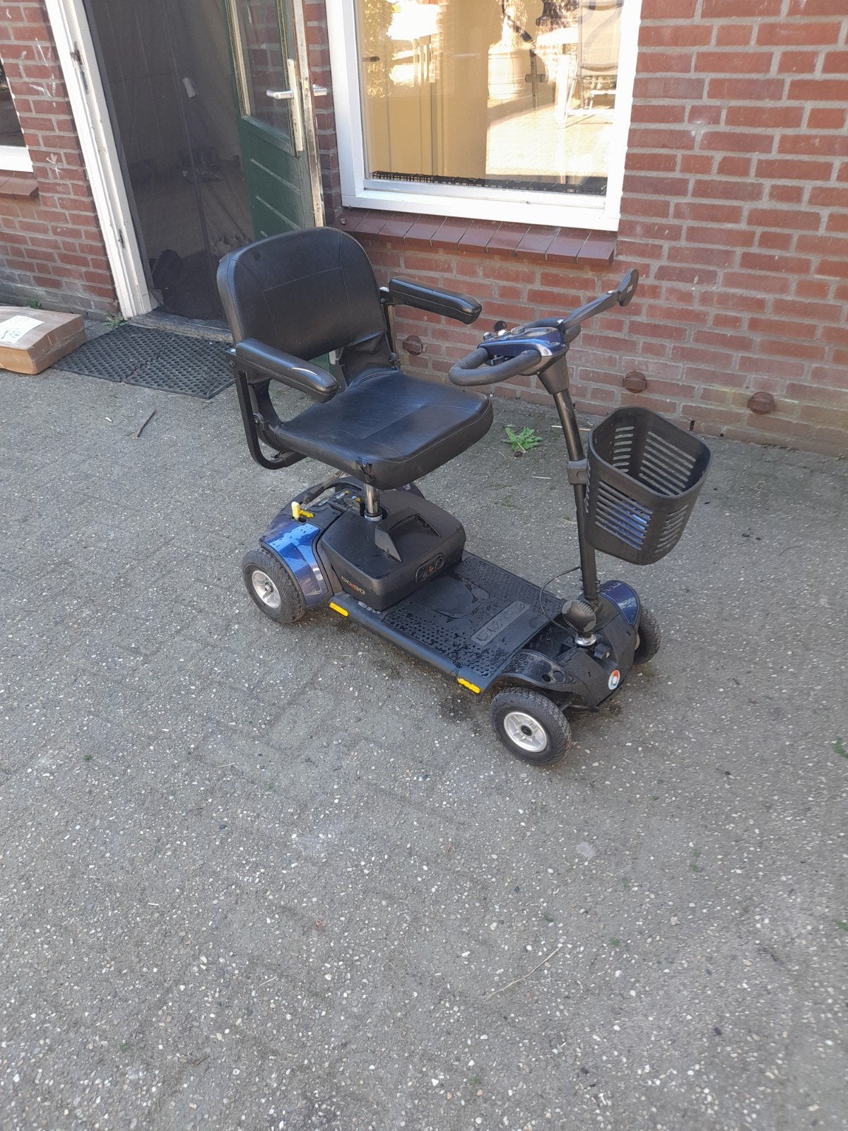 scootmobiel gogo Opvouwbaar met nieuwe accu s, Ophalen of Verzenden, Inklapbaar, Gebruikt, Elektrische rolstoel