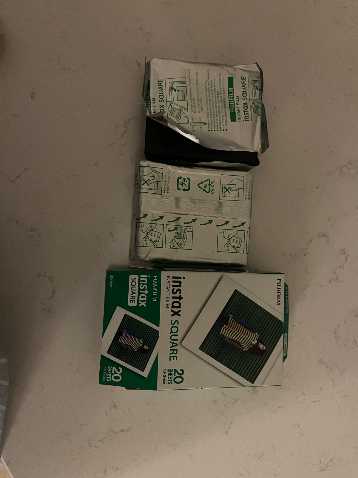 Nieuwe Fujifilm Instax Square Instant Film (20 vellen), Fujifilm, Nieuw, Overige formaten, Instant film