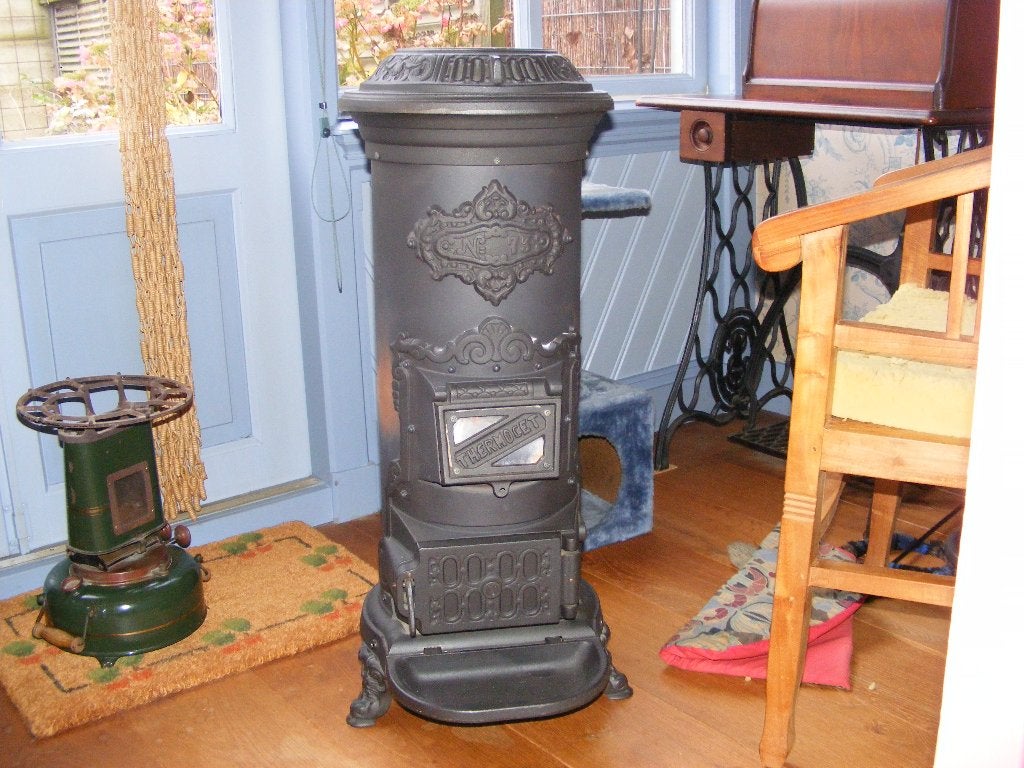 Thermoset Salamander gaskachel No 73, Huis en Inrichting, Gebruikt, Gas, Ophalen of Verzenden, Vrijstaand